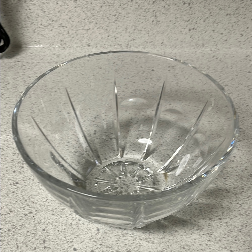 Elegant Clear Glass Bowl